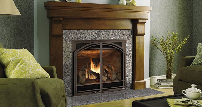 natural look gas fireplace