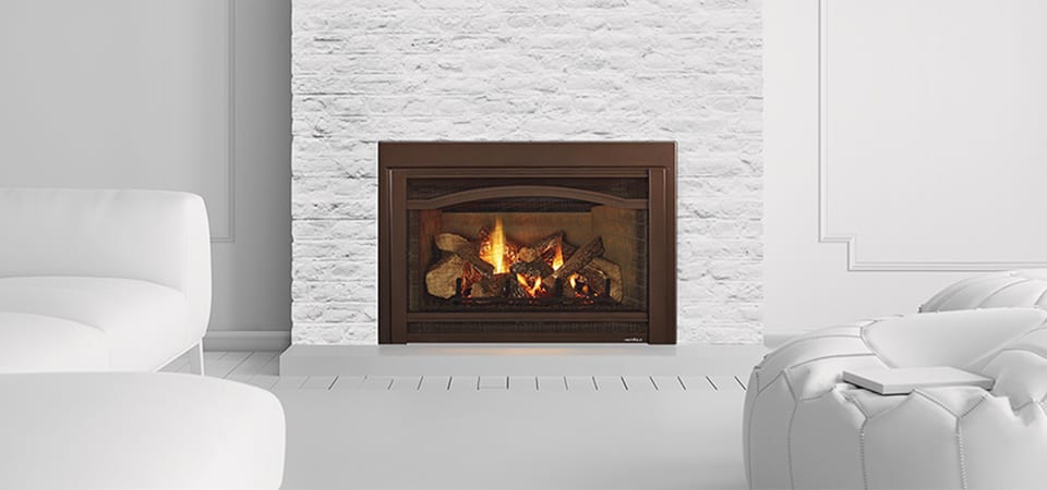 natural look indoor gas fireplace